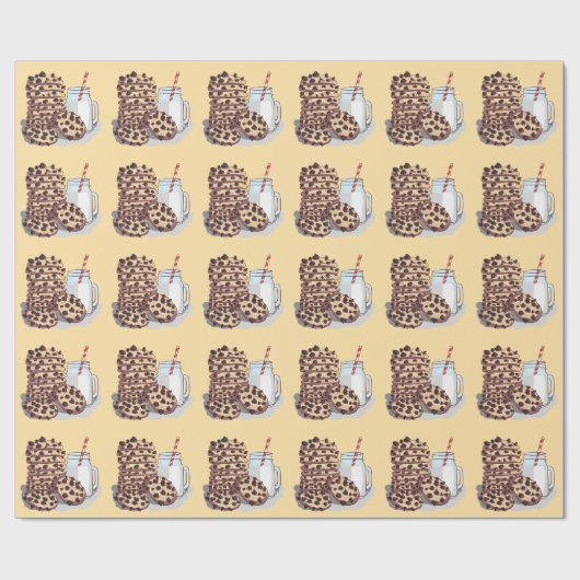 Emotionele Ondersteuning Cookies Cadeaupapier (Vlak)