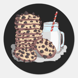 Emotionele Ondersteuning Cookies Ronde Sticker