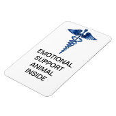 Emotionele ondersteuning Dier Inside Magnet Magneet (Linkerzijde)