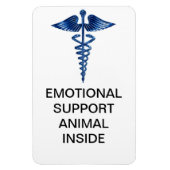 Emotionele ondersteuning Dier Inside Magnet Magneet (Verticaal)