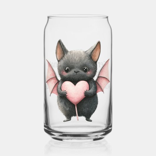 Emotionele Ondersteuning Drank Bat‑itude Glazen Bl (Voorkant)