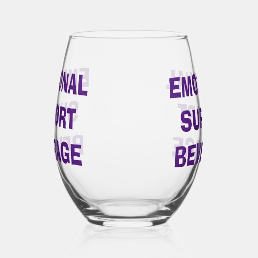 Emotionele Ondersteuning Drank Drinkware Set Wijnglas Zonder Voet (Rechts)