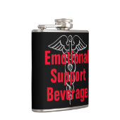 Emotionele ondersteuning Drank - Grappige alcoholf Heupfles (Rechts)