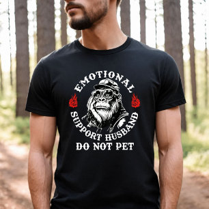 Emotionele Ondersteuning Echtgenoot Niet Aaien Gra T-shirt