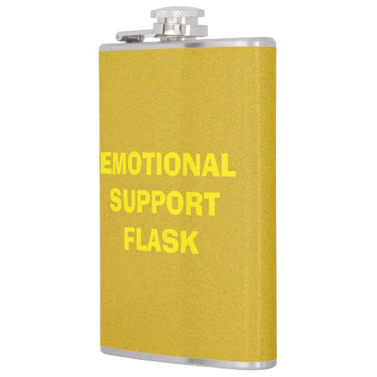 Emotionele ondersteuning Gold Flask Heupfles (Links)