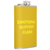 Emotionele ondersteuning Gold Flask Heupfles (Rechts)