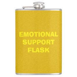 Emotionele ondersteuning Gold Flask Heupfles