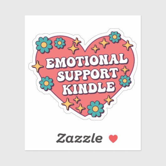 Emotionele Ondersteuning Kindle Sticker (Vel)