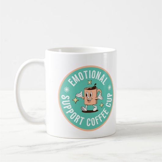 Emotionele Ondersteuning Koffiemok (Links)