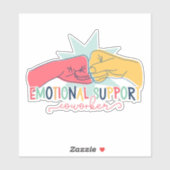 Emotionele Ondersteuning Medewerker Werk Bestie Gi Sticker (Vel)