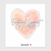 Emotionele Ondersteuning Medewerker Werk Bestie Gi Sticker (Vel)