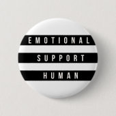 Emotionele ondersteuning Menselijk Inspirerend Gez Ronde Button 5,7 Cm (Voorkant)