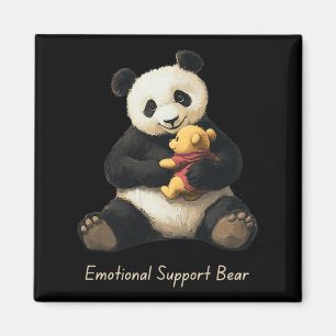 Emotionele ondersteuning Panda Beer met een Schatt Magneet
