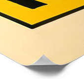 Emotionele ondersteuning Pizza – Retro Food Therap Poster (Hoek)