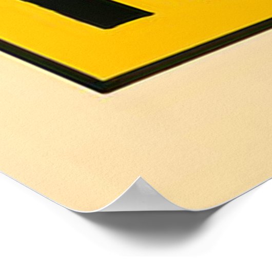 Emotionele ondersteuning Pizza – Retro Food Therap Poster (Hoek)