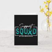 Emotionele ondersteuning Squad Trauma PTSS Awarene Kaart (Gele Bloem)