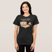 Emotionele ondersteuning taart nodig Tri-Blend shirt (Voorkant volledig)