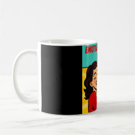 Emotionele ondersteuning Tea Retro Pop Art Koffiemok