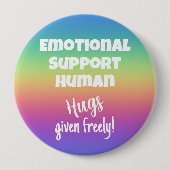 Emotionele ondersteuning van de Button van de rege (Voorkant)