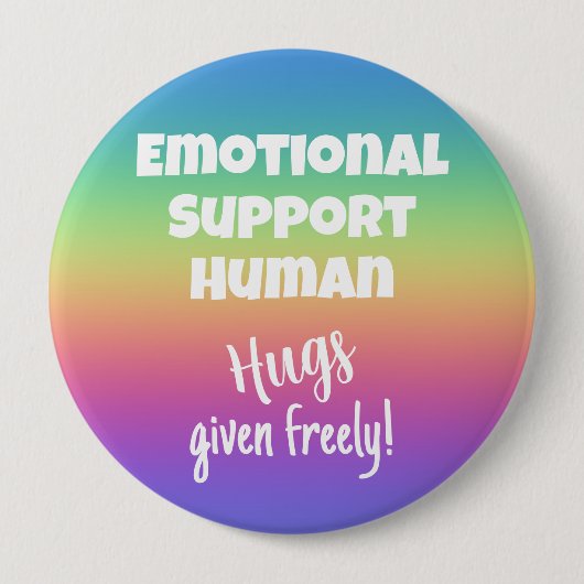 Emotionele ondersteuning van de Button van de rege (Voorkant)