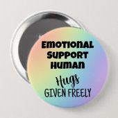 Emotionele ondersteuning van de Button van de rege (Voorkant /achterkant)