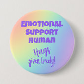 Emotionele ondersteuning van de Button van de rege (Voorkant)