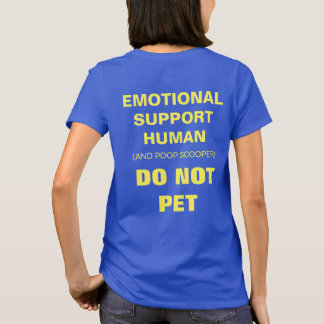 Emotionele ondersteuning van mensen t-shirt