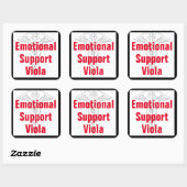 Emotionele ondersteuning Viola - Grappige Sticker (Vel)