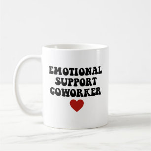 Emotionele ondersteuningsmedewerker koffiemok