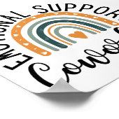 Emotionele ondersteuningsmedewerker poster (Hoek)