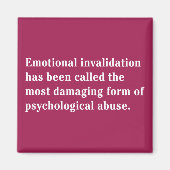 Emotionele ongeldigverklaring is genoemd ... magneet (Voorkant)