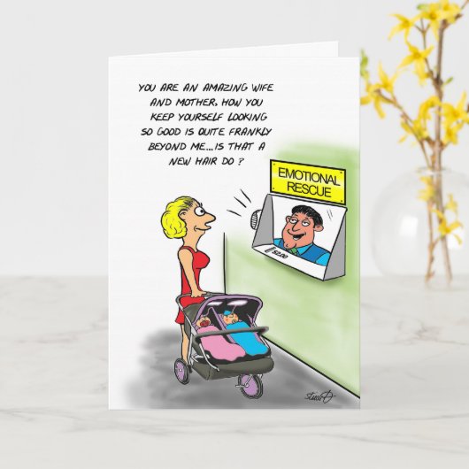 Emotionele Redding Kaart (Gele Bloem)