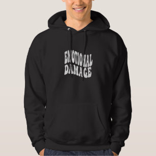 EMOTIONELE SCHADE domme meme fun 1 Hoodie
