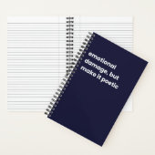 Emotionele schade notitieboek (Binnen)