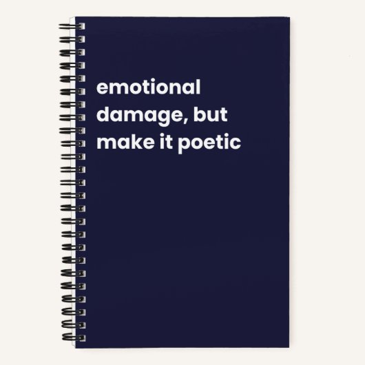 Emotionele schade notitieboek (Voorkant)