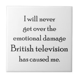 Emotionele schade van Britse televisie Tegeltje