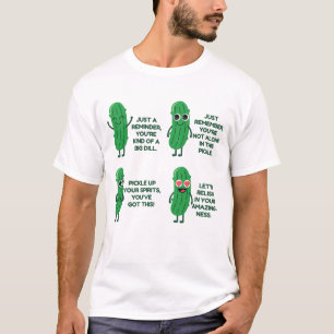 Emotionele steun augurk t-shirt
