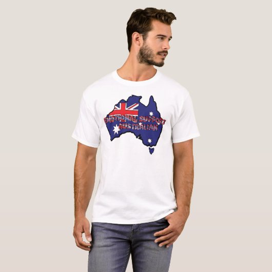 Emotionele steun Australisch T-shirt (Voorkant volledig)