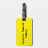 Emotionele steun - Bagage label (Achterkant verticaal)