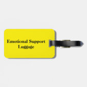 Emotionele steun - Bagage label (Achterkant horizontaal)