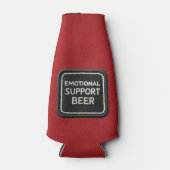 Emotionele steun bier - Foam bier fles koeler (Voorkant)