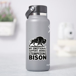 Emotionele Steun Bizon Grappig Geestelijke Gezondh Sticker