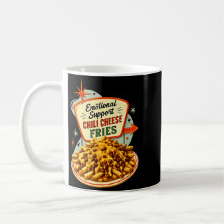 Emotionele steun chili kaas friet koffiemok