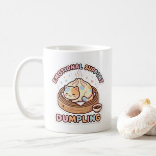Emotionele Steun Dumpling Schattig Kawaii Dim Sum Koffiemok