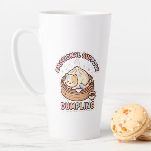 Emotionele Steun Dumpling Schattig Kawaii Dim Sum Latte Mok