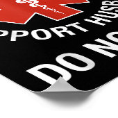 Emotionele steun echtgenoot niet huisdier 4 poster (Hoek)