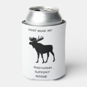 Emotionele steun eland blikjeskoeler (Blikje Voorkant)