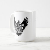 Emotionele Steun Gier Neurodivergentie Humor Koffiemok (Voorkant links)