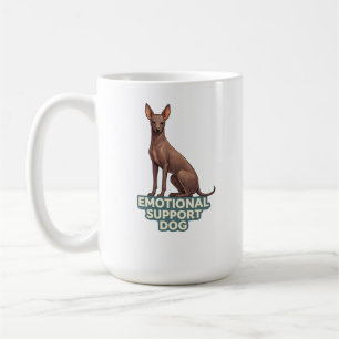 Emotionele Steun Hond Peruaanse Inca Orchid Koffiemok