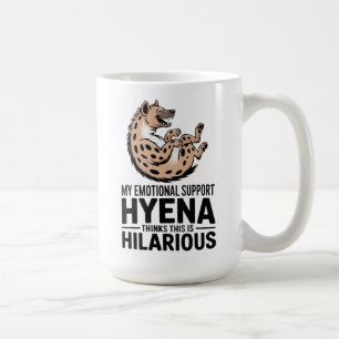 Emotionele Steun Hyena Grappig Geestelijke Gezondh Koffiemok